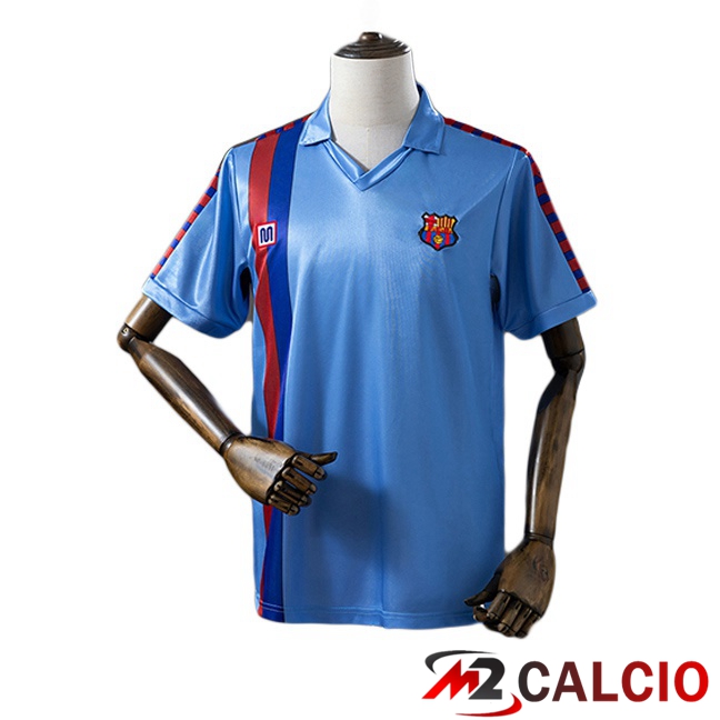 Maglie Calcio FC Barcellona Retro Seconda Blu 1987-1991 Maglie Calcio FC Barcellona Retro Seconda Blu 1987-1991