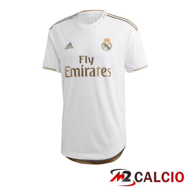 Maglie Calcio Real Madrid Retro Prima Bianco 2019-2020 Maglie Calcio Real Madrid Retro Prima Bianco 2019-2020