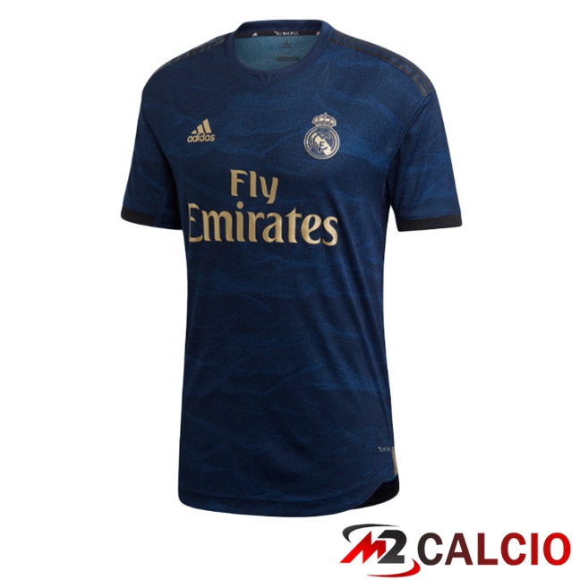 Maglie Calcio Real Madrid Retro Seconda Blu Reale 2019-2020 Maglie Calcio Real Madrid Retro Seconda Blu Reale 2019-2020