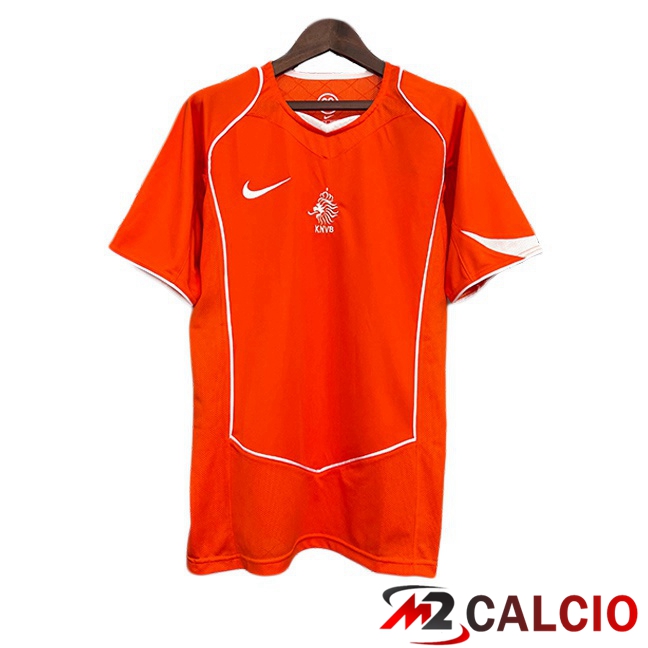Maglie Calcio Paesi Bassi Retro Prima Arancia 2004