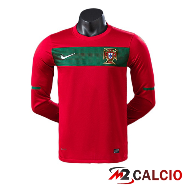 Maglie Calcio Portogallo Retro Prima Manica Lunga Rosso 2010 Maglie Calcio Portogallo Retro Prima Manica Lunga Rosso 2010