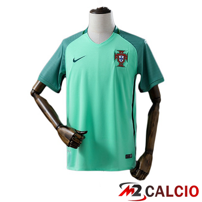 Maglie Calcio Portogallo Retro Seconda Verde 2016 Maglie Calcio Portogallo Retro Seconda Verde 2016