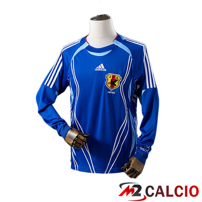 Maglie Calcio Giappone Retro Prima Manica Lunga Blu 2006 Maglie Calcio Giappone Retro Prima Manica Lunga Blu 2006