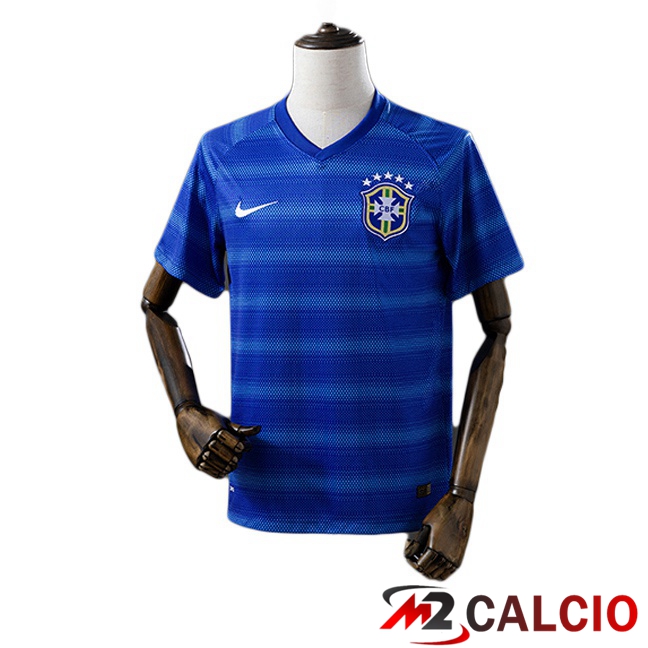 Maglie Calcio Brasile Retro Seconda Blu 2014 Maglie Calcio Brasile Retro Seconda Blu 2014