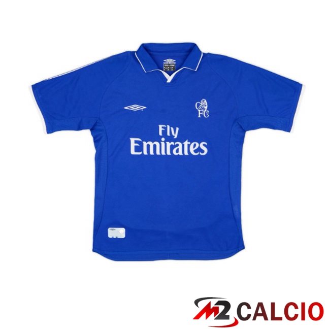 Maglie Calcio FC Chelsea Retro Prima Blu 2001-2003 Maglie Calcio FC Chelsea Retro Prima Blu 2001-2003