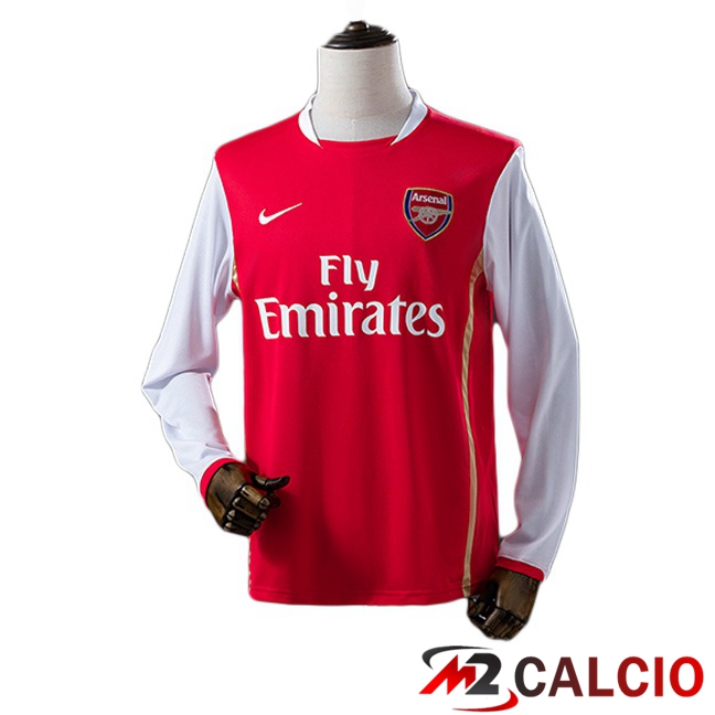 Maglie Calcio Arsenal Retro Prima Manica Lunga Rosso 2006-2007 Maglie Calcio Arsenal Retro Prima Manica Lunga Rosso 2006-2007