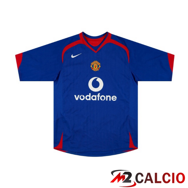 Maglie Calcio Manchester United Retro Seconda Blu 2005-2006 Maglie Calcio Manchester United Retro Seconda Blu 2005-2006