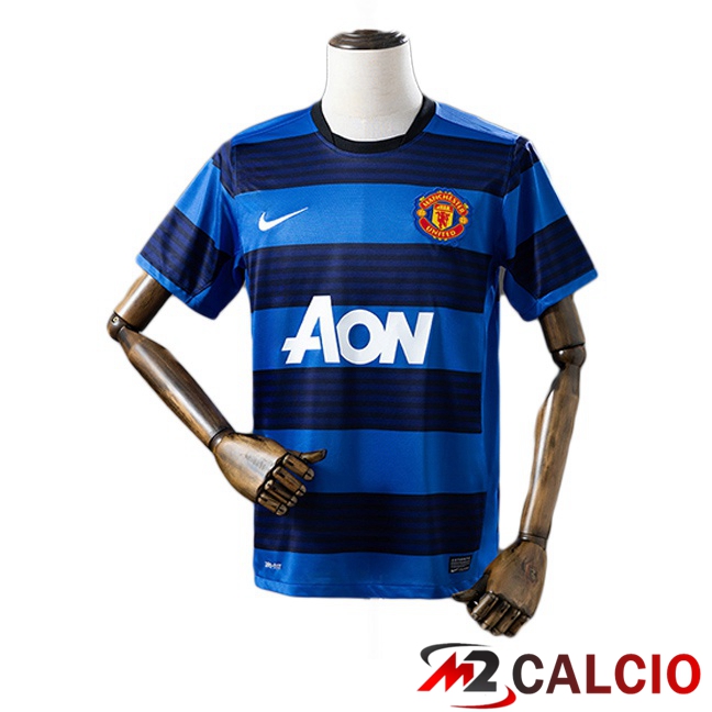 Maglie Calcio Manchester United Retro Seconda Blu 2011-2012 Maglie Calcio Manchester United Retro Seconda Blu 2011-2012