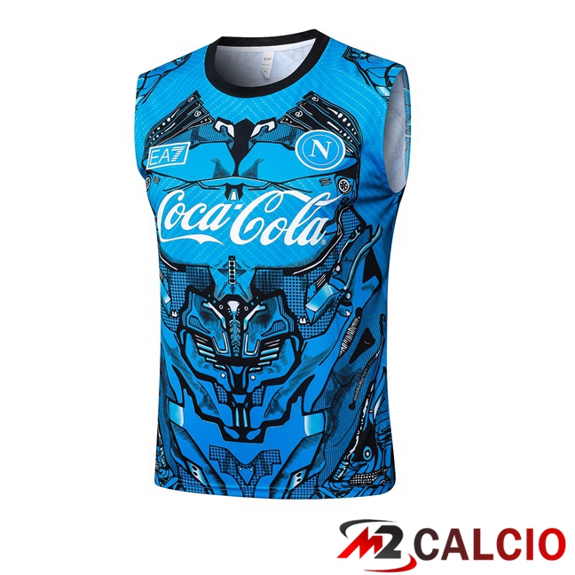 Canotta Allenamento SSC Napoli Blu 2025/2026 Canotta Allenamento SSC Napoli Blu 2025/2026