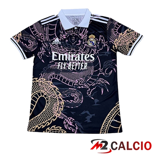 Maglie Calcio Real Madrid Special Edition Rosa/Nero 2025/2026 Maglie Calcio Real Madrid Special Edition Rosa/Nero 2025/2026