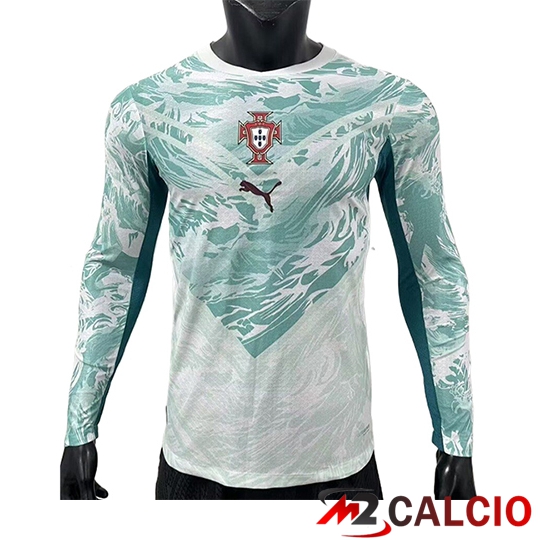Maglie Calcio Portogallo Seconda Manica Lunga 2026/2027 Maglie Calcio Portogallo Seconda Manica Lunga 2026/2027