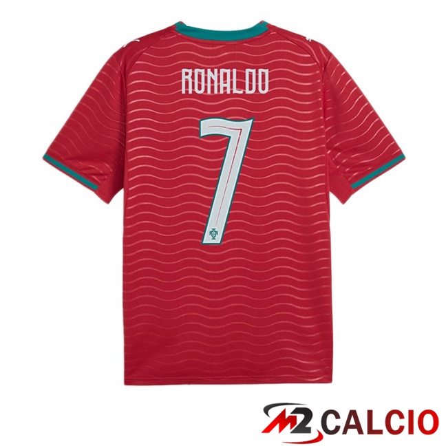Maglie Calcio Portogallo (RONALDO 7) Prima Rosso 2026/2027