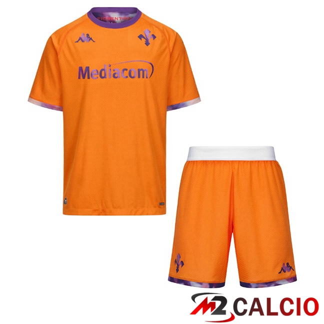 Maglie Calcio ACF Fiorentina Bambino Quarto Arancia 2025/2026 Maglie Calcio ACF Fiorentina Bambino Quarto Arancia 2025/2026