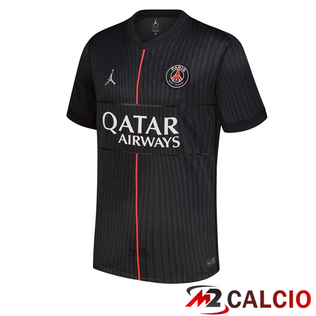 Maglie Calcio Paris PSG Quarto Nero 2025/2026 Maglie Calcio Paris PSG Quarto Nero 2025/2026