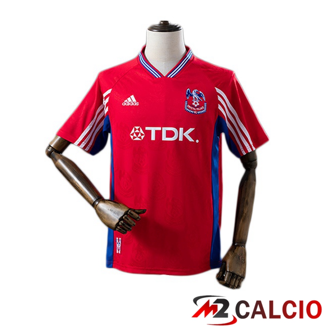 Maglie Calcio Crystal Palace Retro Prima Rosso 1998-1999 Maglie Calcio Crystal Palace Retro Prima Rosso 1998-1999