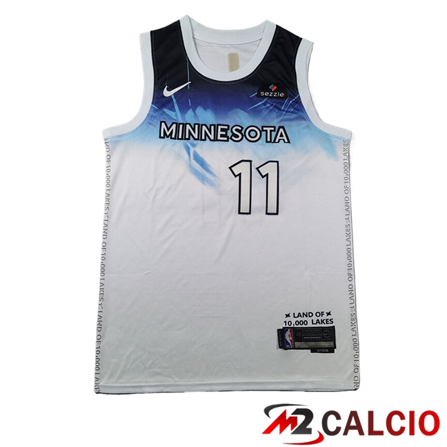 Maglie Minnesota Timberwolves (REID #11) 2024/2025 Bianco/Blu - MD.4 Maglie Minnesota Timberwolves (REID #11) 2024/2025 Bianco/Blu - MD.4