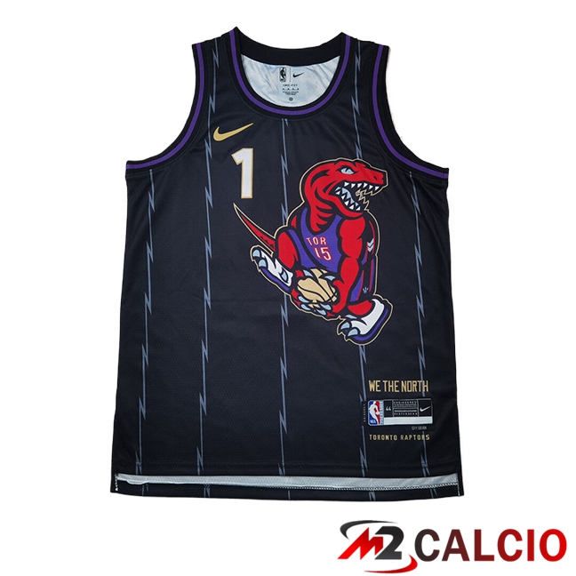 Maglie Toronto Raptors (DICK #1) 2024/2025 Nero Maglie Toronto Raptors (DICK #1) 2024/2025 Nero