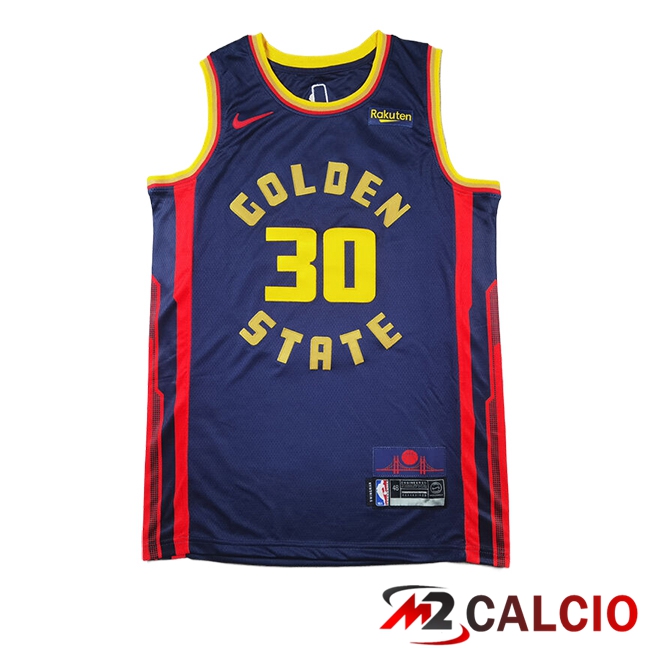 Maglie Golden State Warriors (CURRY #30) 2024/2025 Blu/Rosso/Giallo Maglie Golden State Warriors (CURRY #30) 2024/2025 Blu/Rosso/Giallo
