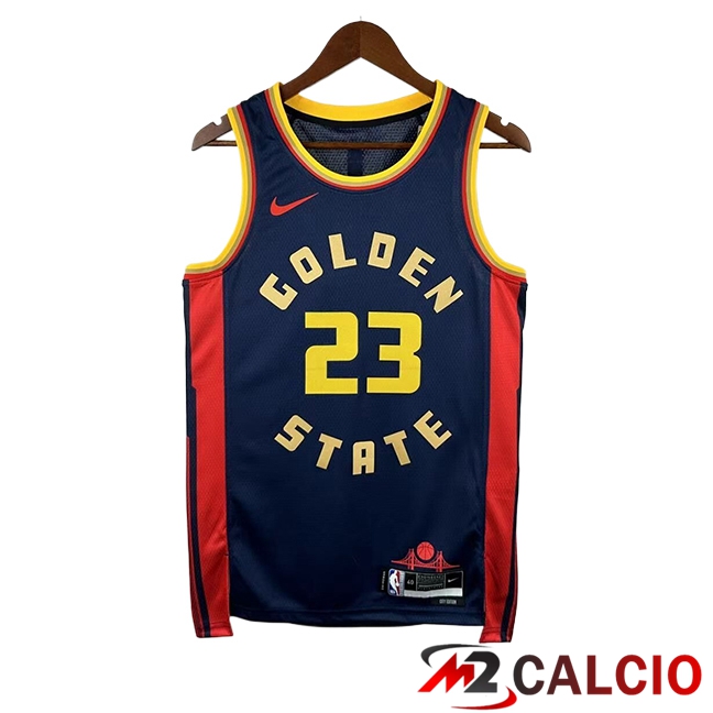 Maglie Golden State Warriors (GREEN #23) 2024/2025 Nero/Rosso/Giallo Maglie Golden State Warriors (GREEN #23) 2024/2025 Nero/Rosso/Giallo