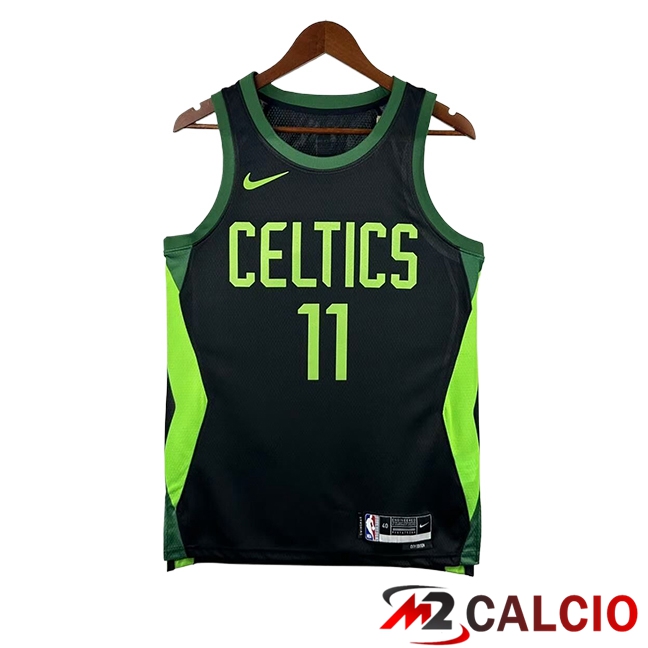 Maglie Boston Celtics (IRVING #11) 2024/2025 Nero/Verde - MD.2 Maglie Boston Celtics (IRVING #11) 2024/2025 Nero/Verde - MD.2