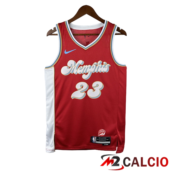 Maglie Memphis Grizzlies (Rosa #23) 2024/2025 Rosso/Blu Maglie Memphis Grizzlies (Rosa #23) 2024/2025 Rosso/Blu