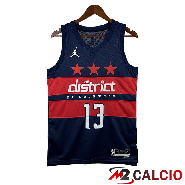 Maglie Washington Wizards (POOLE #13) 2024/2025 Blu/Rosso Maglie Washington Wizards (POOLE #13) 2024/2025 Blu/Rosso