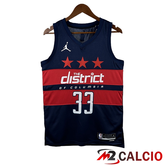 Maglie Washington Wizards (KUZMA #33) 2024/2025 Blu/Rosso Maglie Washington Wizards (KUZMA #33) 2024/2025 Blu/Rosso