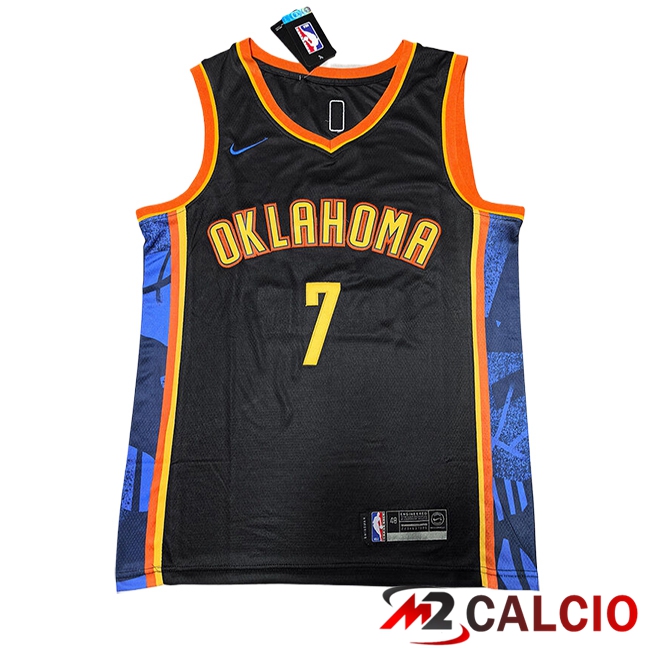 Maglie Oklahoma City Thunder (HOLMGREN #7) 2024/2025 Blu/Arancia - MD.2 Maglie Oklahoma City Thunder (HOLMGREN #7) 2024/2025 Blu/Arancia - MD.2