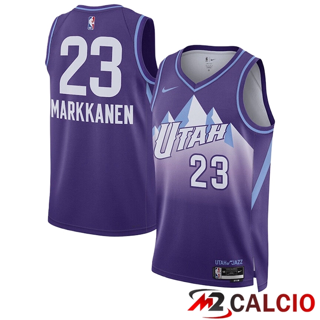 Maglie Utah Jazz (MARKKANEN #23) 2024/2025 Viola Maglie Utah Jazz (MARKKANEN #23) 2024/2025 Viola