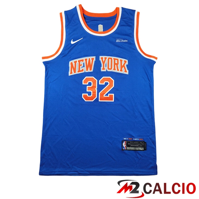 Maglie New York Knicks (TOWNS #32) 2024/2025 Blu/Arancia - MD.2 Maglie New York Knicks (TOWNS #32) 2024/2025 Blu/Arancia - MD.2