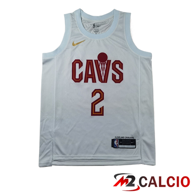 Maglie Cleveland Cavaliers (IRVING #2) 2024/2025 Bianco/Rosso Maglie Cleveland Cavaliers (IRVING #2) 2024/2025 Bianco/Rosso
