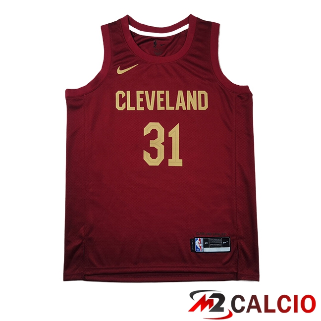 Maglie Cleveland Cavaliers (ALLEN #31) 2024/2025 Rosso/Giallo Maglie Cleveland Cavaliers (ALLEN #31) 2024/2025 Rosso/Giallo