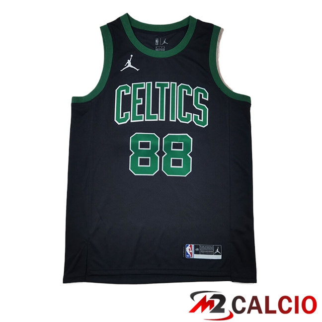 Maglie Boston Celtics (QUETA #88) 2024/2025 Nero/Verde - MD.2 Maglie Boston Celtics (QUETA #88) 2024/2025 Nero/Verde - MD.2