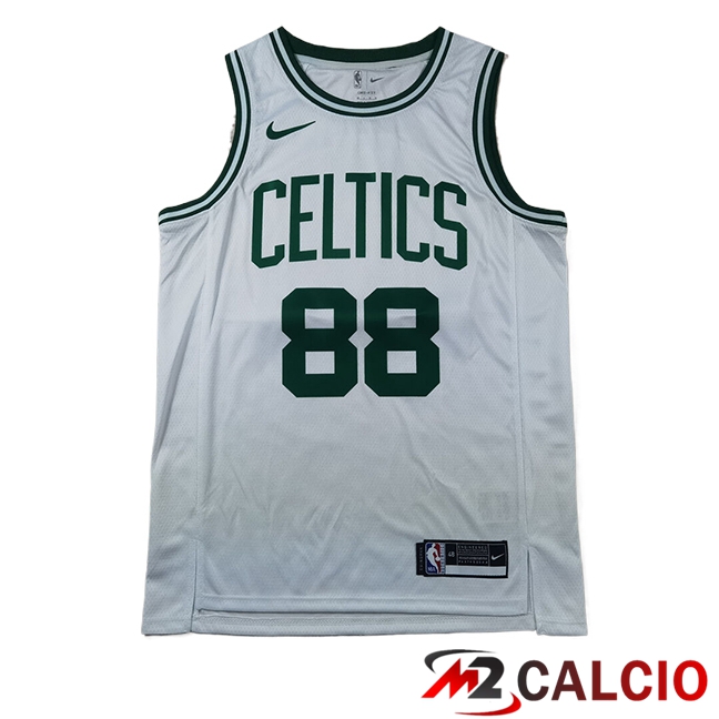 Maglie Boston Celtics (QUETA #88) 2024/2025 Bianco/Verde Maglie Boston Celtics (QUETA #88) 2024/2025 Bianco/Verde