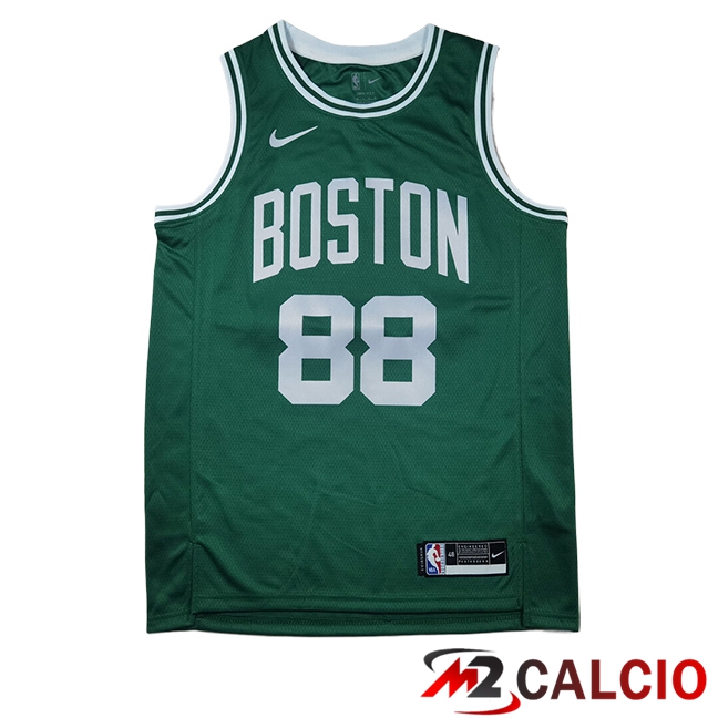 Maglie Boston Celtics (QUETA #88) 2024/2025 Verde/Bianco Maglie Boston Celtics (QUETA #88) 2024/2025 Verde/Bianco