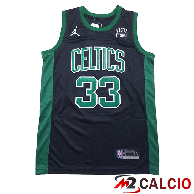 Maglie Boston Celtics (BIRD #33) 2024/2025 Nero/Verde - MD.2 Maglie Boston Celtics (BIRD #33) 2024/2025 Nero/Verde - MD.2