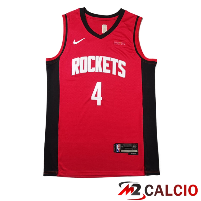 Maglie Houston Rockets (GREEN #4) 2024/2025 Rosso/Nero Maglie Houston Rockets (GREEN #4) 2024/2025 Rosso/Nero