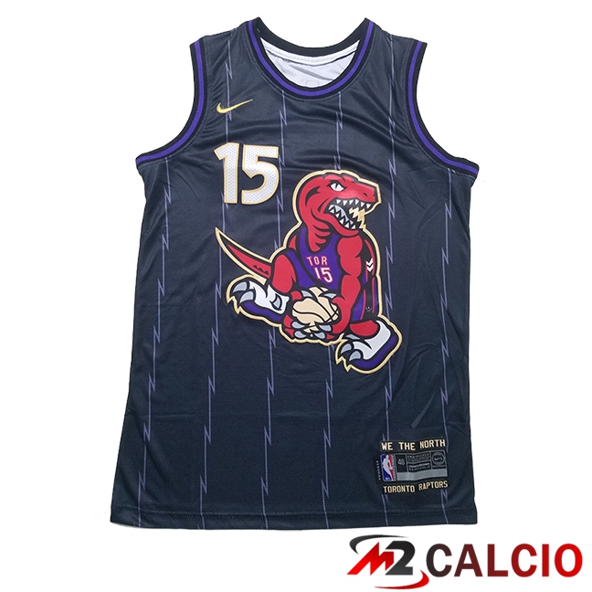Maglie Toronto Raptors (CARTER #15) 2025/2026 Nero Maglie Toronto Raptors (CARTER #15) 2025/2026 Nero
