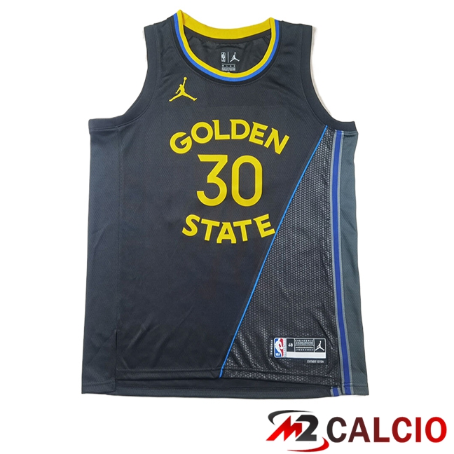 Maglie Golden State Warriors (CURRY #30) 2025/2026 Nero/Grigio/Giallo Maglie Golden State Warriors (CURRY #30) 2025/2026 Nero/Grigio/Giallo