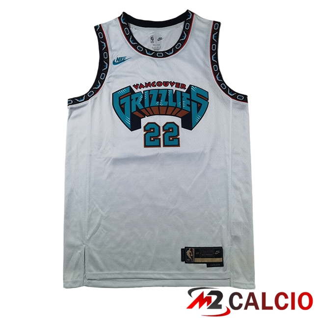 Maglie Memphis Grizzlies (BANE #22) 2025/2026 Bianco/Verde Maglie Memphis Grizzlies (BANE #22) 2025/2026 Bianco/Verde