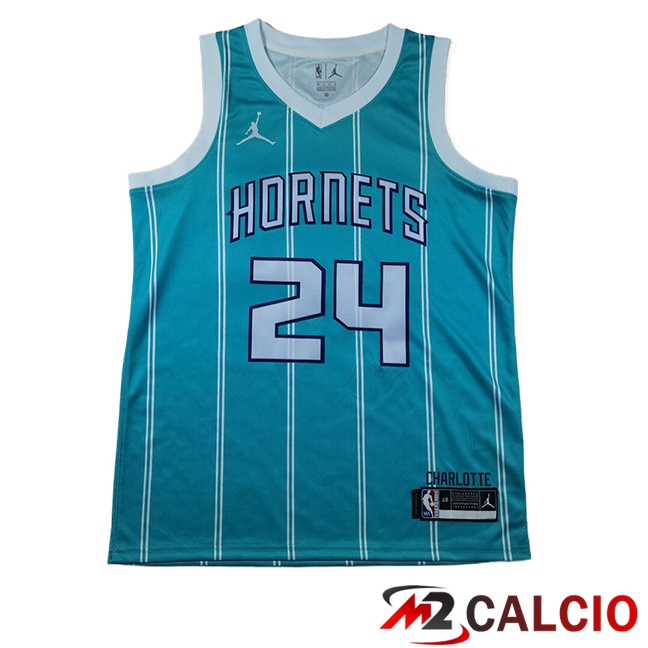 Maglie Charlotte Hornets (MILLER #24) 2024/2025 Azzurro Maglie Charlotte Hornets (MILLER #24) 2024/2025 Azzurro
