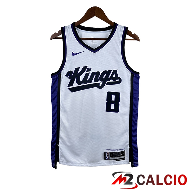 Maglie Sacramento Kings (LAVINE #8) 2025/2026 Bianco/Viola/Nero Maglie Sacramento Kings (LAVINE #8) 2025/2026 Bianco/Viola/Nero