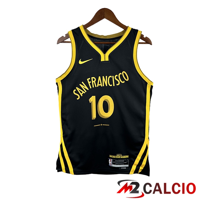 Maglie Golden State Warriors (BUTLER III #10) 2025/2026 Nero/Giallo - MD.2 Maglie Golden State Warriors (BUTLER III #10) 2025/2026 Nero/Giallo - MD.2