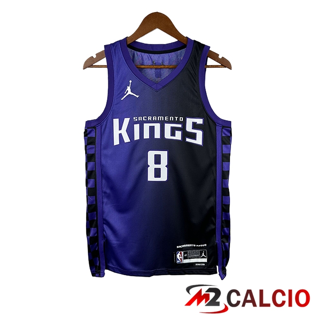 Maglie Sacramento Kings (LAVINE #8) 2025/2026 Viola/Nero Maglie Sacramento Kings (LAVINE #8) 2025/2026 Viola/Nero