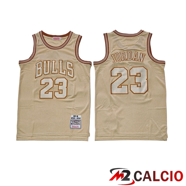 Maglie Chicago Bulls (JORDAN #23) 2025/2026 Giallo/Arancia Maglie Chicago Bulls (JORDAN #23) 2025/2026 Giallo/Arancia