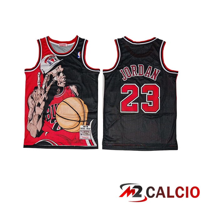 Maglie Chicago Bulls (JORDAN #23) 2025/2026 Nero/Rosso Maglie Chicago Bulls (JORDAN #23) 2025/2026 Nero/Rosso