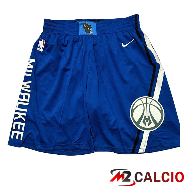 Pantaloncini NBA Milwaukee Bucks 2025/2026 Blu