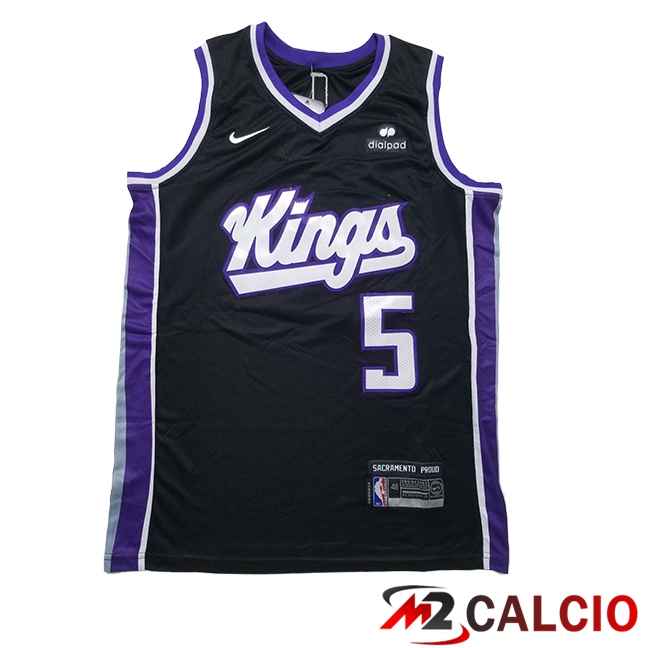 Maglie Sacramento Kings (FOX #5) 2025/2026 Nero/Viola Maglie Sacramento Kings (FOX #5) 2025/2026 Nero/Viola