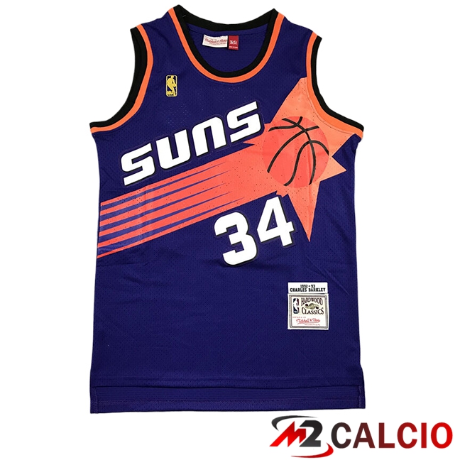 Maglie Phoenix Suns (BARKLEY #34) 2025/2026 Viola/Arancia Maglie Phoenix Suns (BARKLEY #34) 2025/2026 Viola/Arancia