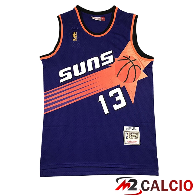 Maglie Phoenix Suns (NASH #13) 2025/2026 Viola/Arancia Maglie Phoenix Suns (NASH #13) 2025/2026 Viola/Arancia